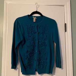 Downe East Teal Cardigan